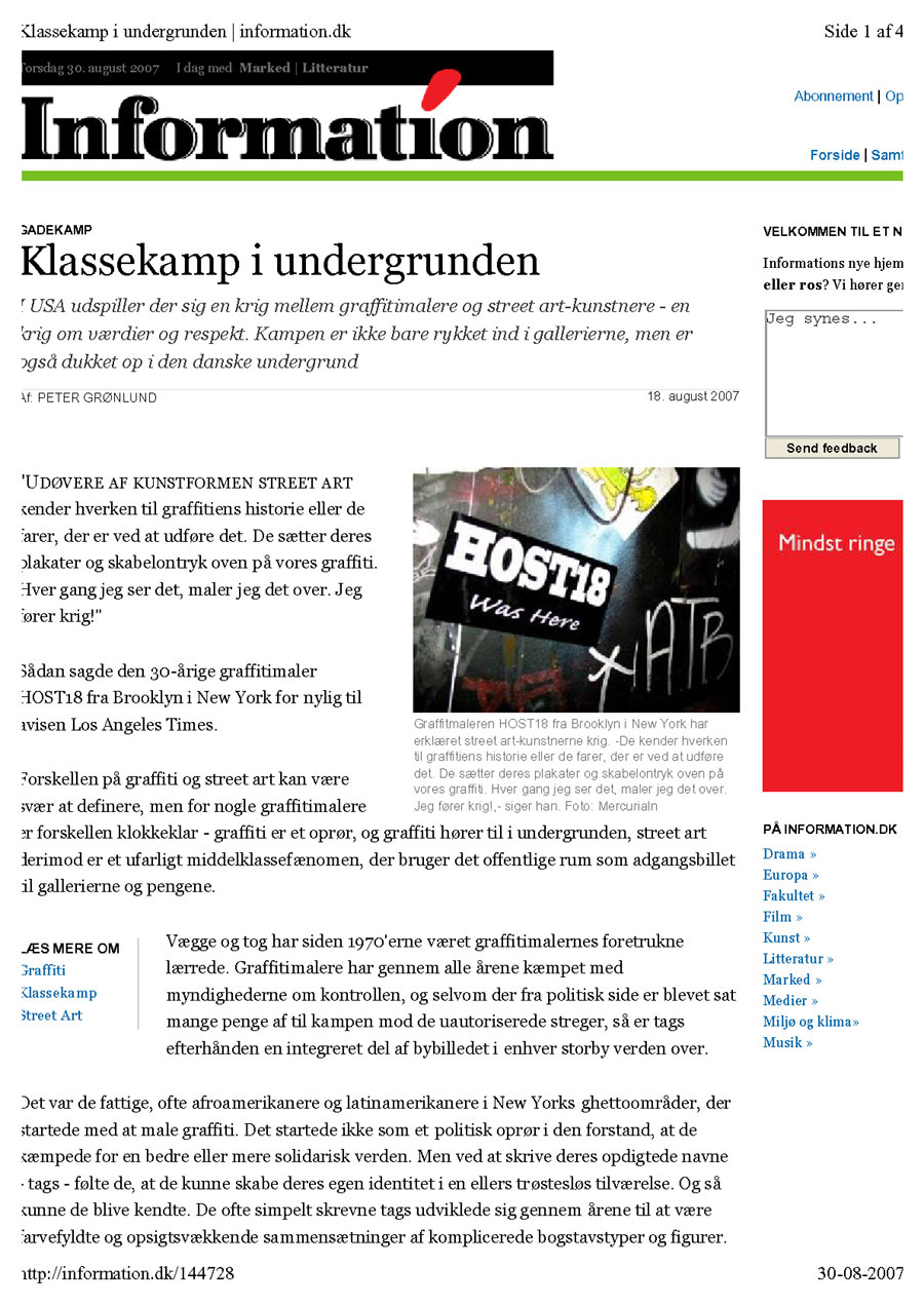 Klassekamp i undergrunden